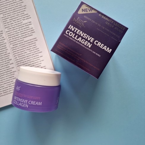 Подтягивающий крем для лица с коллагеном Eco Branch Intensive Cream Collagen (Ver.3) 100 мл
