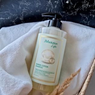 Шампунь для волос увлажняющий с «морским хлопком» JM Solution Life Marine Cotton Shampoo 500 мл